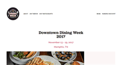 Desktop Screenshot of downtowndiningweek.com